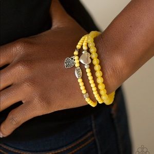❤️🔥5/$25❤️🔥 Really Romantic Yellow Bracelet